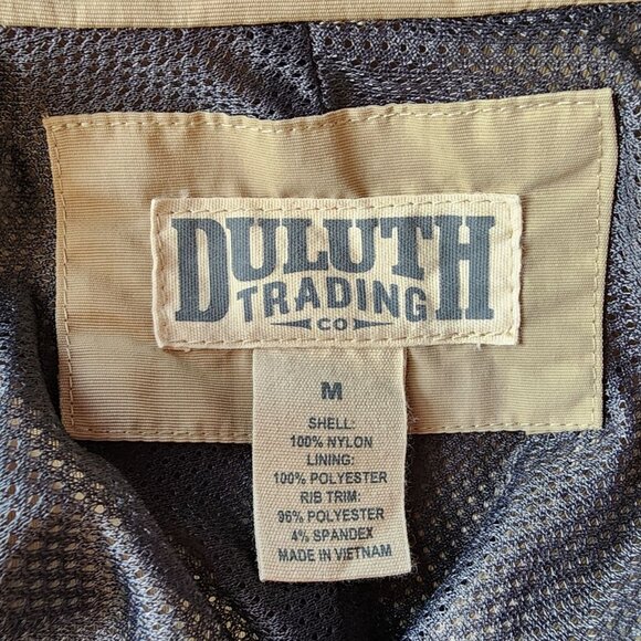 Duluth Trading Co Mens Medium Jacket Lightweight Grab Jacket Nylon Khaki Outdoor - Picture 8 of 10
